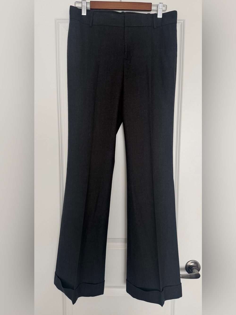 Club Monaco Women’s Charcoal Grey Wool Pants Size 6 - Picture 4 of 6
